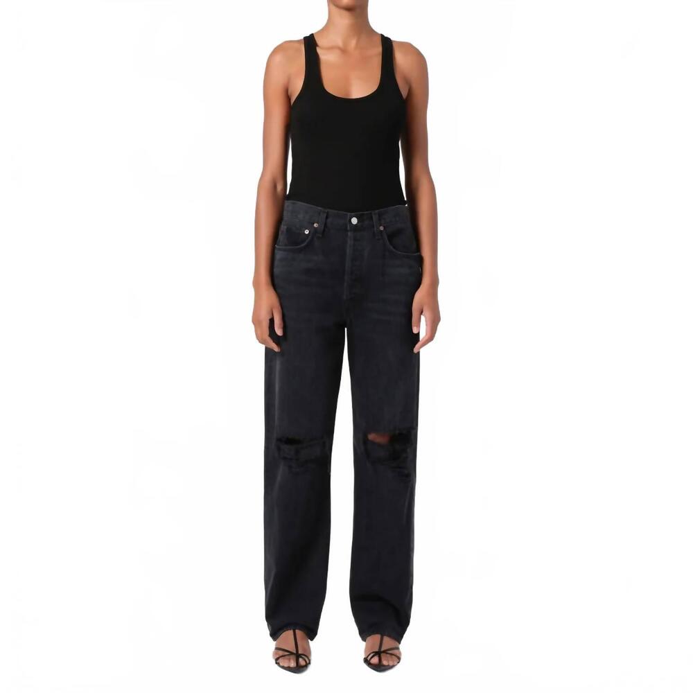 NEW AGOLDE kelly high rise ripped jeans in fuse - Picture 1 of 6